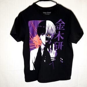 Tokyo Ghoul Medium T-Shirt Men’s Kaneki Ken Split Face Anime Funimation Graphic